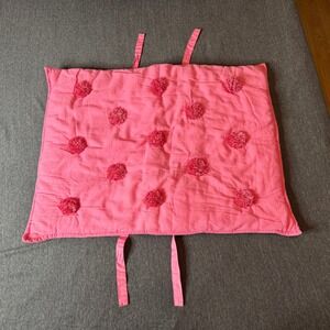 PBteen Pink Pom Pom Bolster Pillow Pillowcase Cover Kids Teen Room‎ Decor